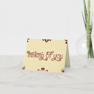 Thinking of you  card