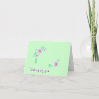 Thinking Of You Card by ArdieAnn at Zazzle