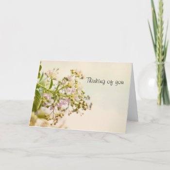 " Thinking Of You" Card by JuliaGoss at Zazzle