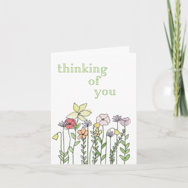 Thinking of you card (Front)