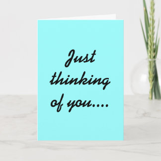 Thinking of you card