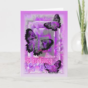 Thinking Of You Card-blank Card by ValxArt at Zazzle