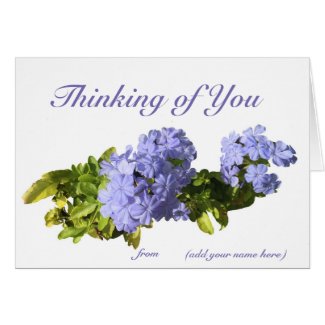 &quot;Thinking of You&quot; card with your name on it.