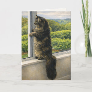 Thinking of You Cat Card Gentle Care Note Card