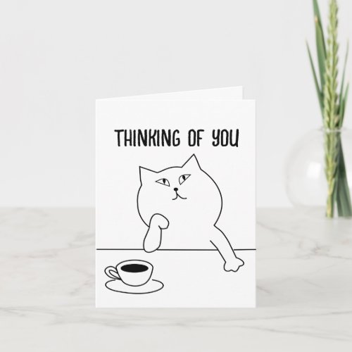 THINKING OF YOU CAT NOTECARDS