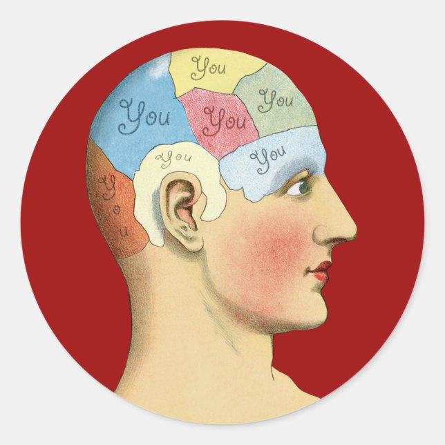 Thinking of You Classic Round Sticker (Front)