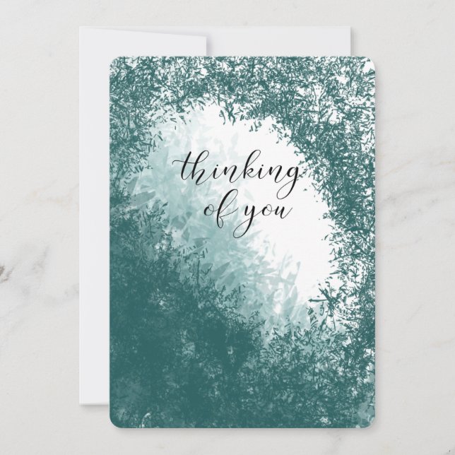 thinking of you condolences bereaved loss loved holiday card (Front)