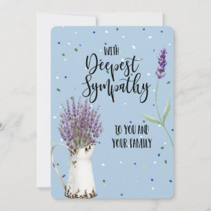 thinking of you condolences bereaved loss loved holiday card