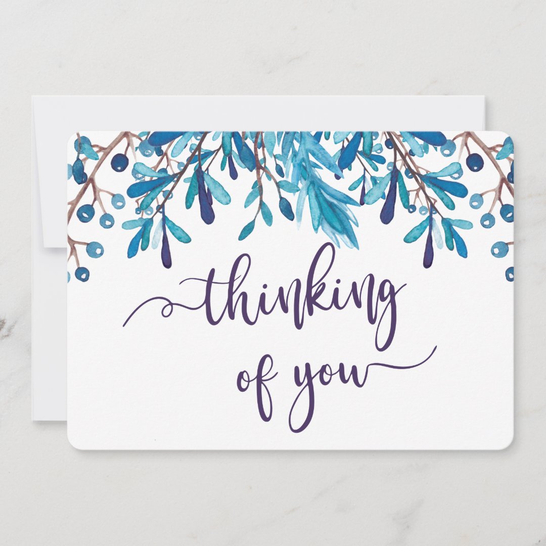 thinking of you condolences bereaved loss loved holiday card Zazzle