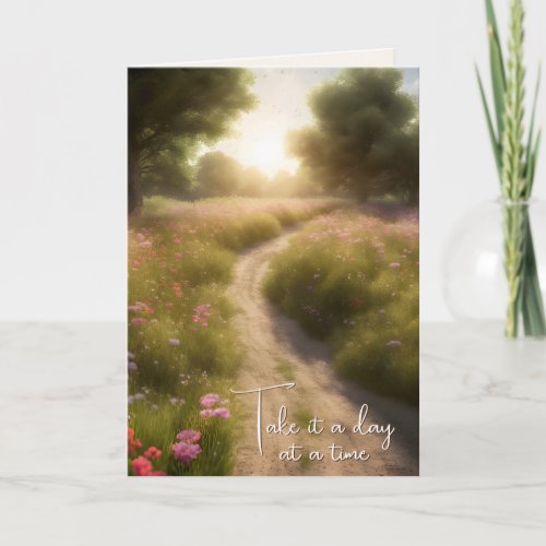 Thinking Of You Country Meadow Card