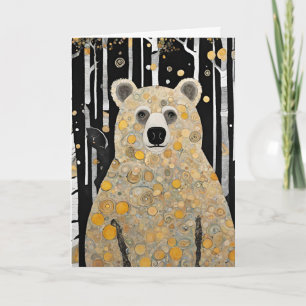 Thinking of You Cute Bear Hug Card