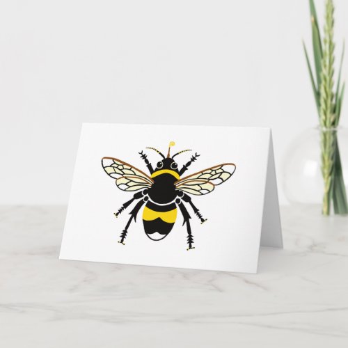Thinking of you Cute  BEE_ Wildlife _ Nature Card