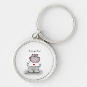 Thinking of You! Cute gift for your loved one. Keychain