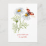 Thinking of You Daisies and Ladybug Postcard
