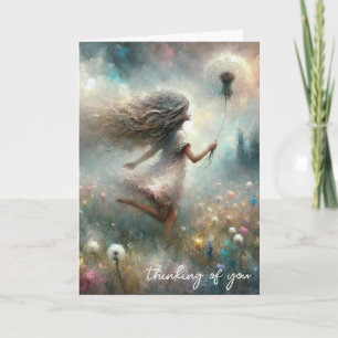 Thinking of you Dandelion Card
