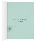 thinking of you dandelion seeds in hand (Inside (Right))