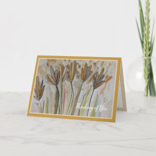 Thinking of You - Field of Wild Flowers Card