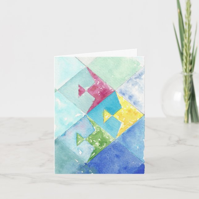 Thinking of You Fish Card (Front)