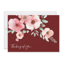 Thinking of You Floral Note Card