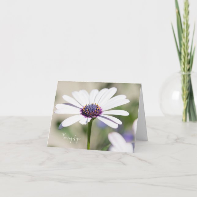 Thinking of you flower card (Front)