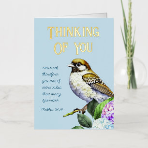Thinking Of You Foil Greeting Card