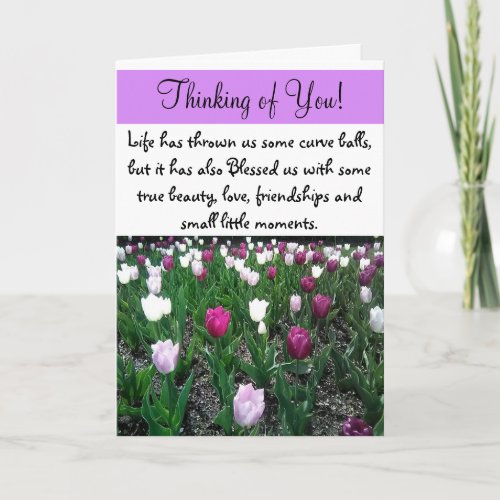 Thinking of You Friendship Support Card