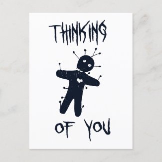Thinking of You - Funny Halloween Voodoo Doll