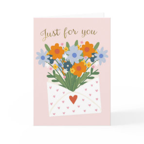 Thinking of You Get Well Soon Just For You Card