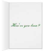 Thinking of you Golden Bee Fly Card (Inside (Right))