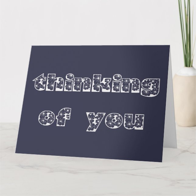 Thinking of You  greeting card (Front)