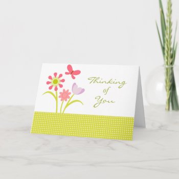 Thinking Of You Greeting Card by envisager at Zazzle