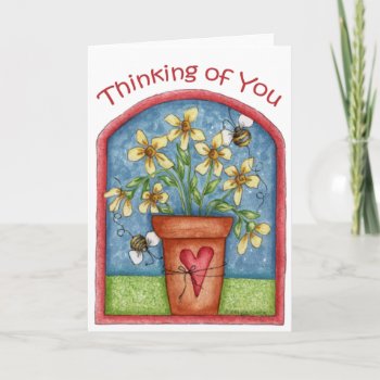 Thinking Of You - Greeting Card by Zazzlemm_Cards at Zazzle