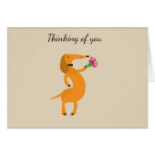 Thinking of you greeting card (Front Horizontal)