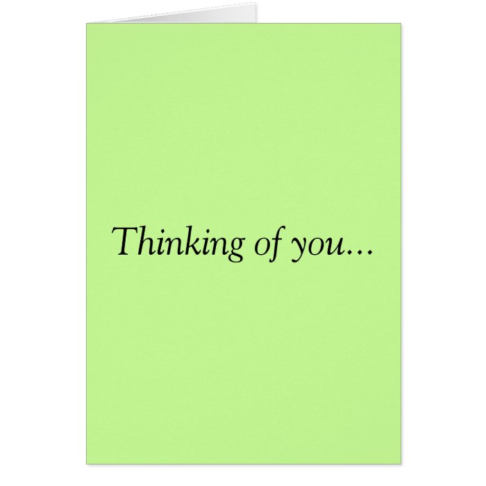 Thinking of yougreeting cards