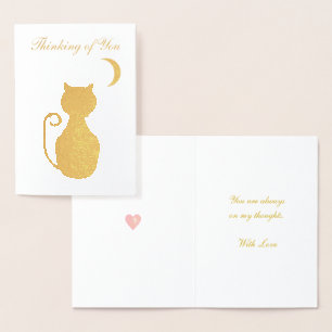 Thinking of You Greeting Foil Card