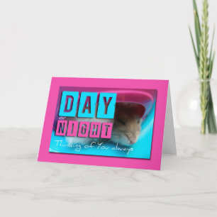 Thinking of You Hamster 2 Greeting Card