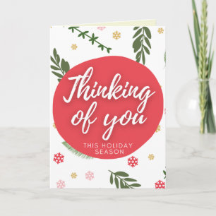 Thinking Of You Holiday Card