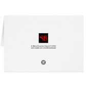 Thinking of You Holiday Card (Back Horizontal)