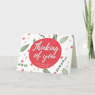 Thinking Of You Holiday Card