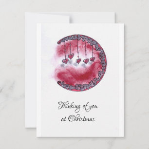 Thinking of you holiday card