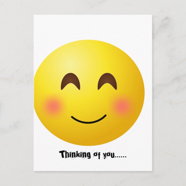 Thinking of you holiday postcard (Front)