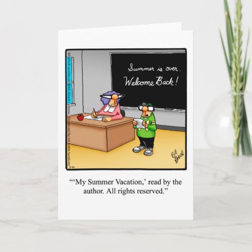Thinking Of You Humor Greeting Card