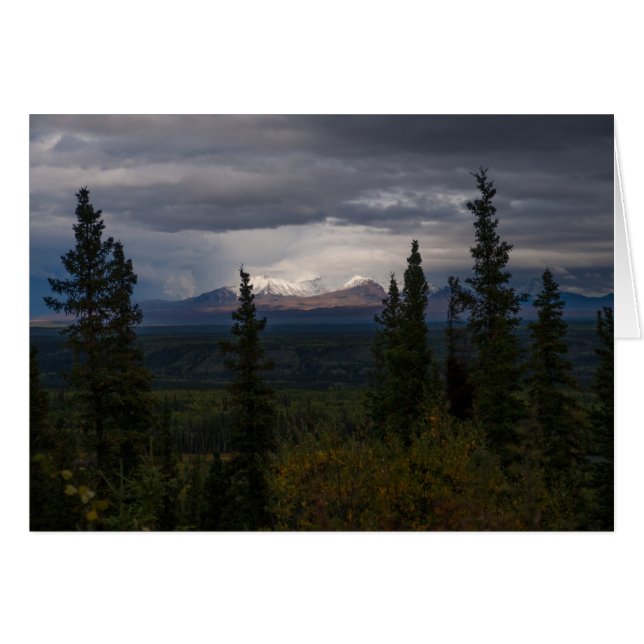 Thinking Of You Illuminated Mountains Photograph Cards (Front Horizontal)