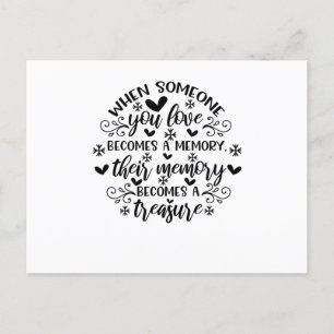 Thinking of you in heaven seems so far away, Yet a Invitation Postcard