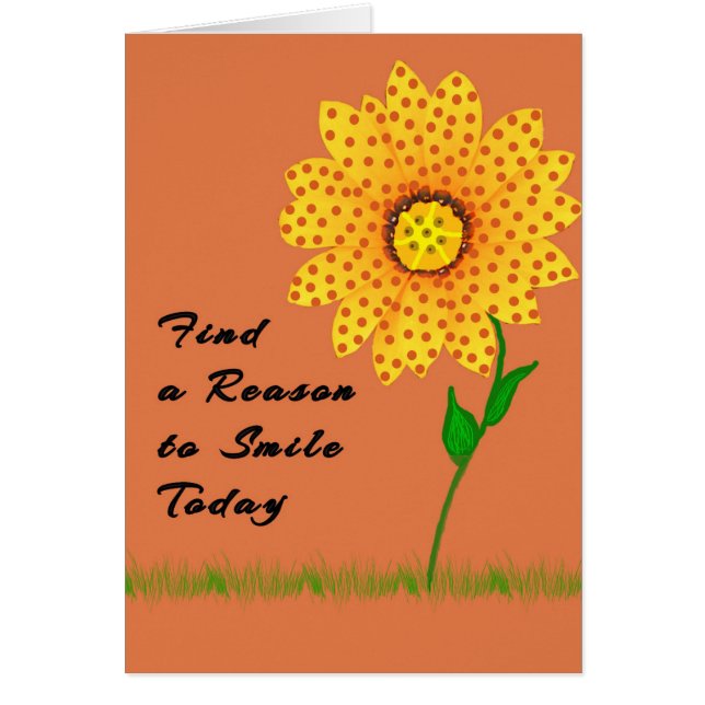 Thinking of You is a Reason to Smile Cards (Front)
