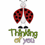 Thinking Of You Ladybug sculpture<br><div class="desc">fun Message sculpture ladybug</div>