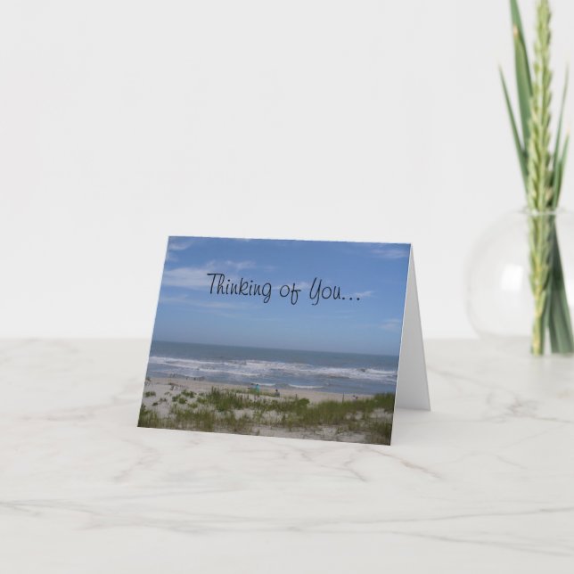 Thinking of You... Letterpress Thank You Card (Front)