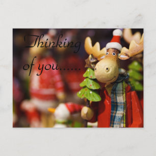 THINKING OF YOU MOOSE POSTCARD