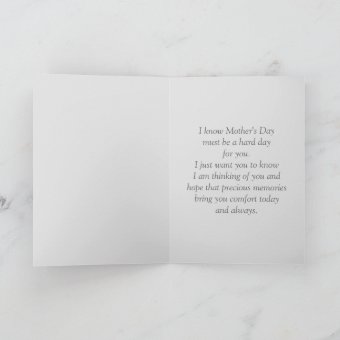 Thinking of You Mother's Day, Loss of a Mother Card | Zazzle