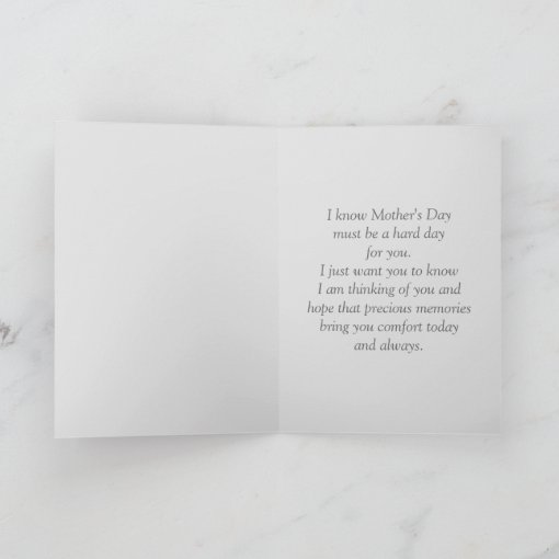 Thinking of You Mother's Day, Loss of a Mother Card | Zazzle